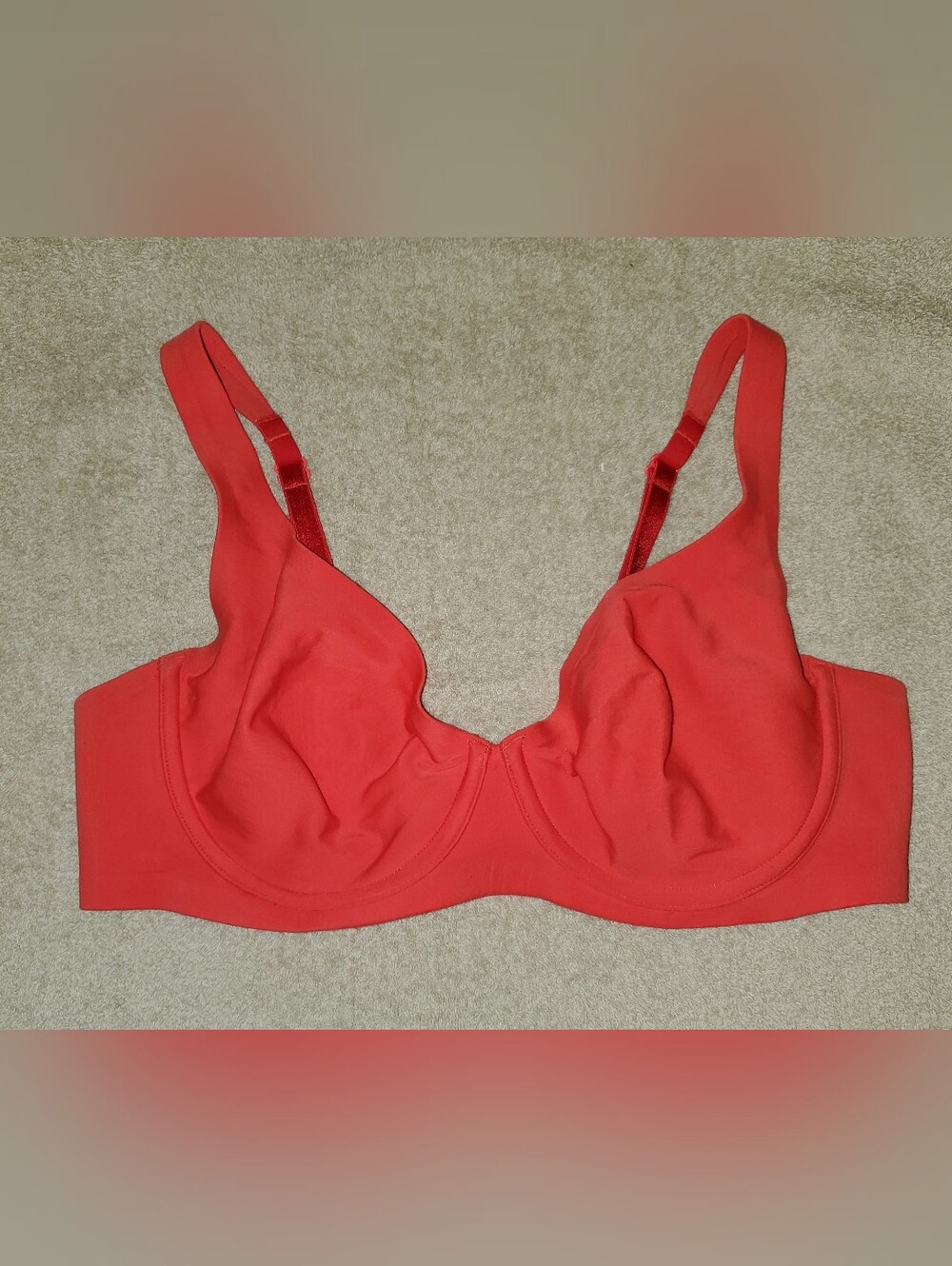 Soma Essentials Unlined Scoop Balconette Bra Sz 36c